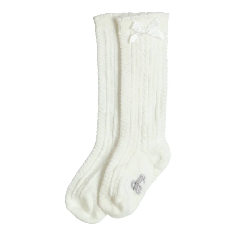 Gymp Knee socks Off White 05-4543-10