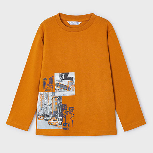 Mayoral L/S T-Shirt   "City Awaits" 4048