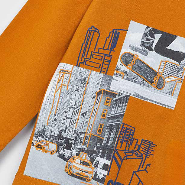 Mayoral L/S T-Shirt   "City Awaits" 4048