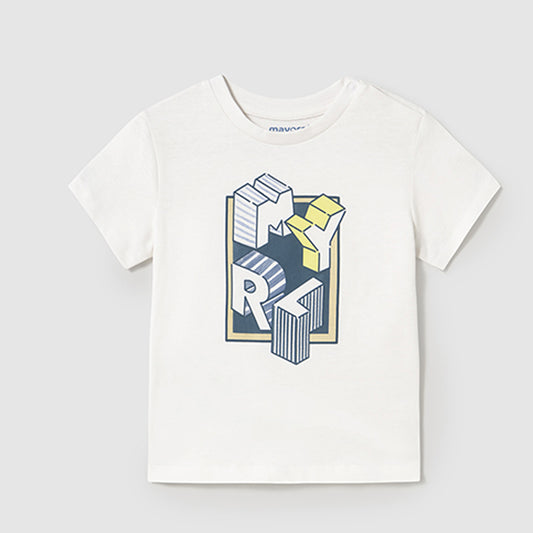 Mayoral Baby Boys Basic S/S T-Shirt White 106