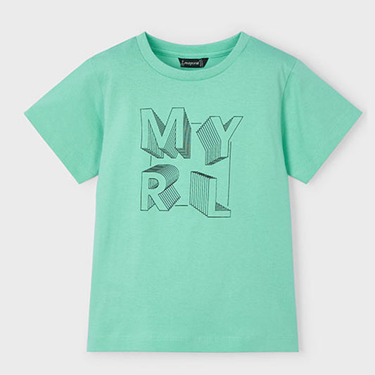 Mayoral Boys Basic S/S T-Shirt Aquamarine 170