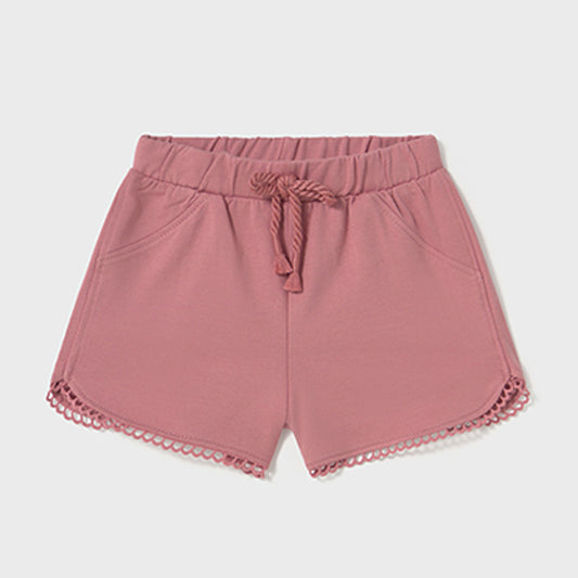 Mayoral Baby Girls Chenille Shorts Blush 603