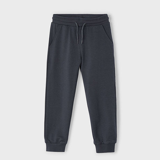 Mayoral Boys Basic Cuffed Fleece Trousers Asphalt 742