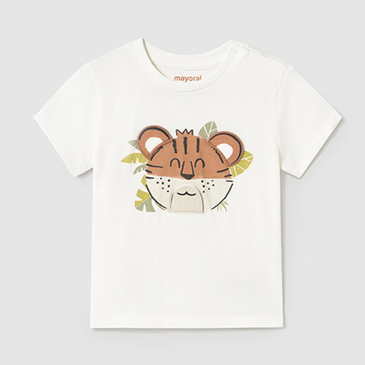 Mayoral Baby Boys S/S T-Shirt Cream 1055