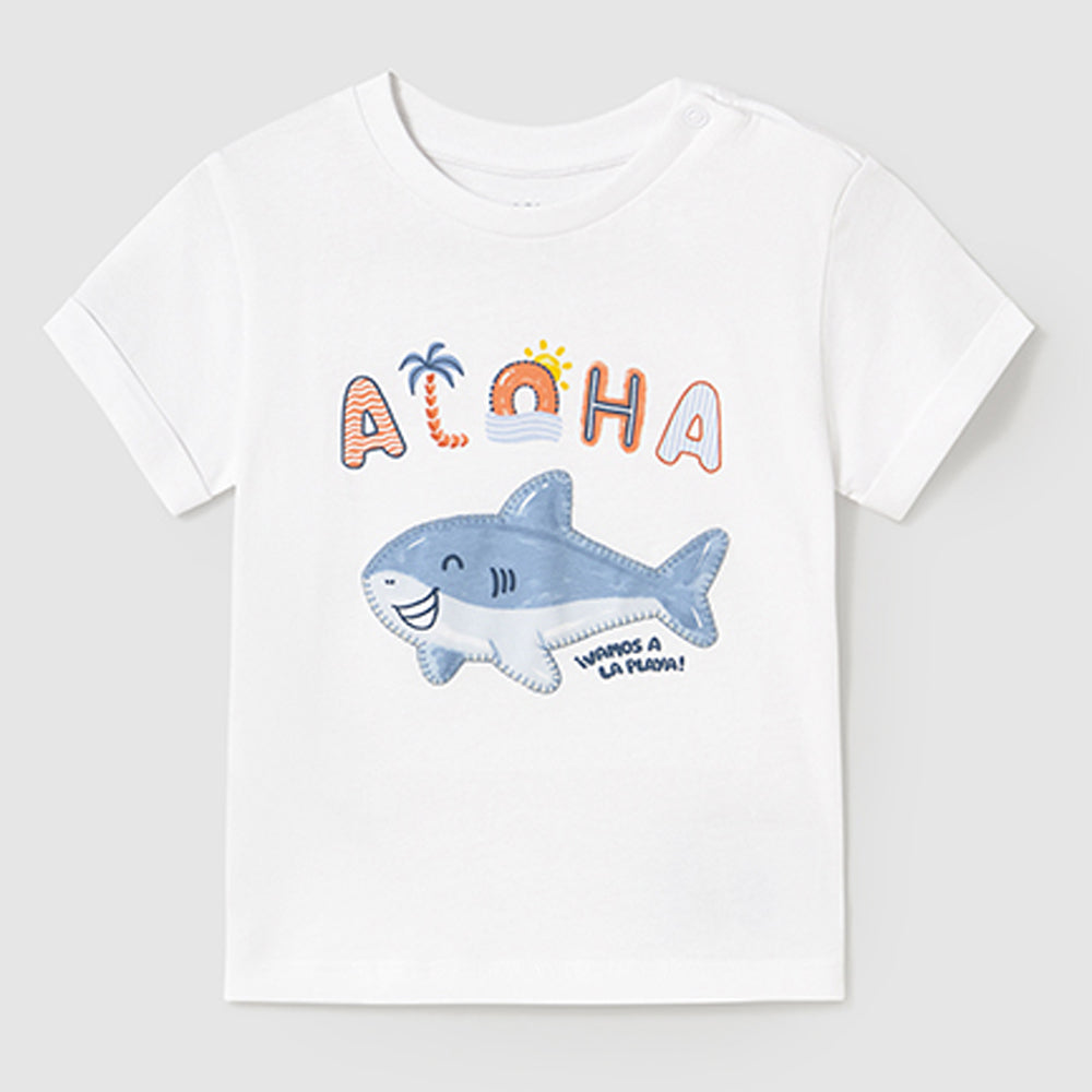 Mayoral Baby Boys S/S T-Shirt White 1066