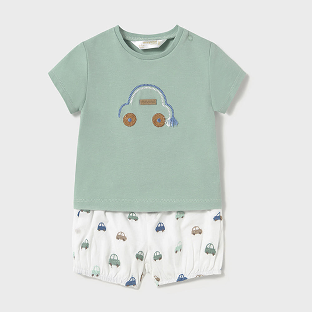 Mayoral Baby Boys Baggy Shorts Set Jade 1204