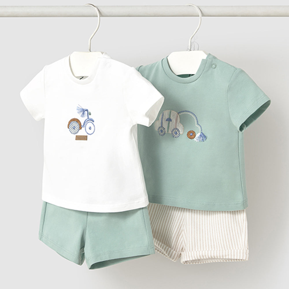 Mayoral Baby Boys Knit Set (4 Garments) Jade 1609