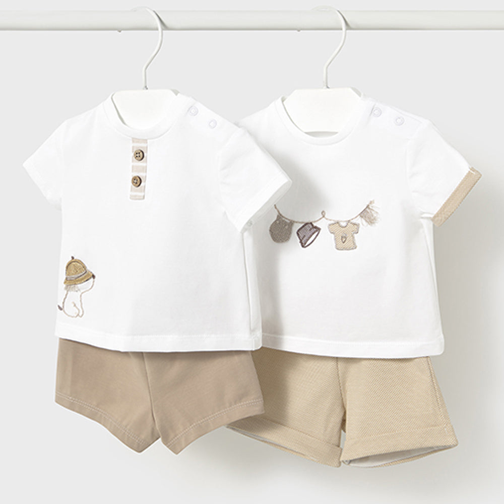 Mayoral Baby Boys Knit Set (4 Garments) Frappe 1610