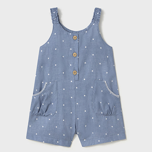 Mayoral Baby Girls Romper Blue 1836