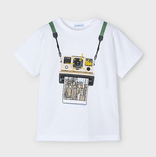 Mayoral Boys S/S T-Shirt White 3044