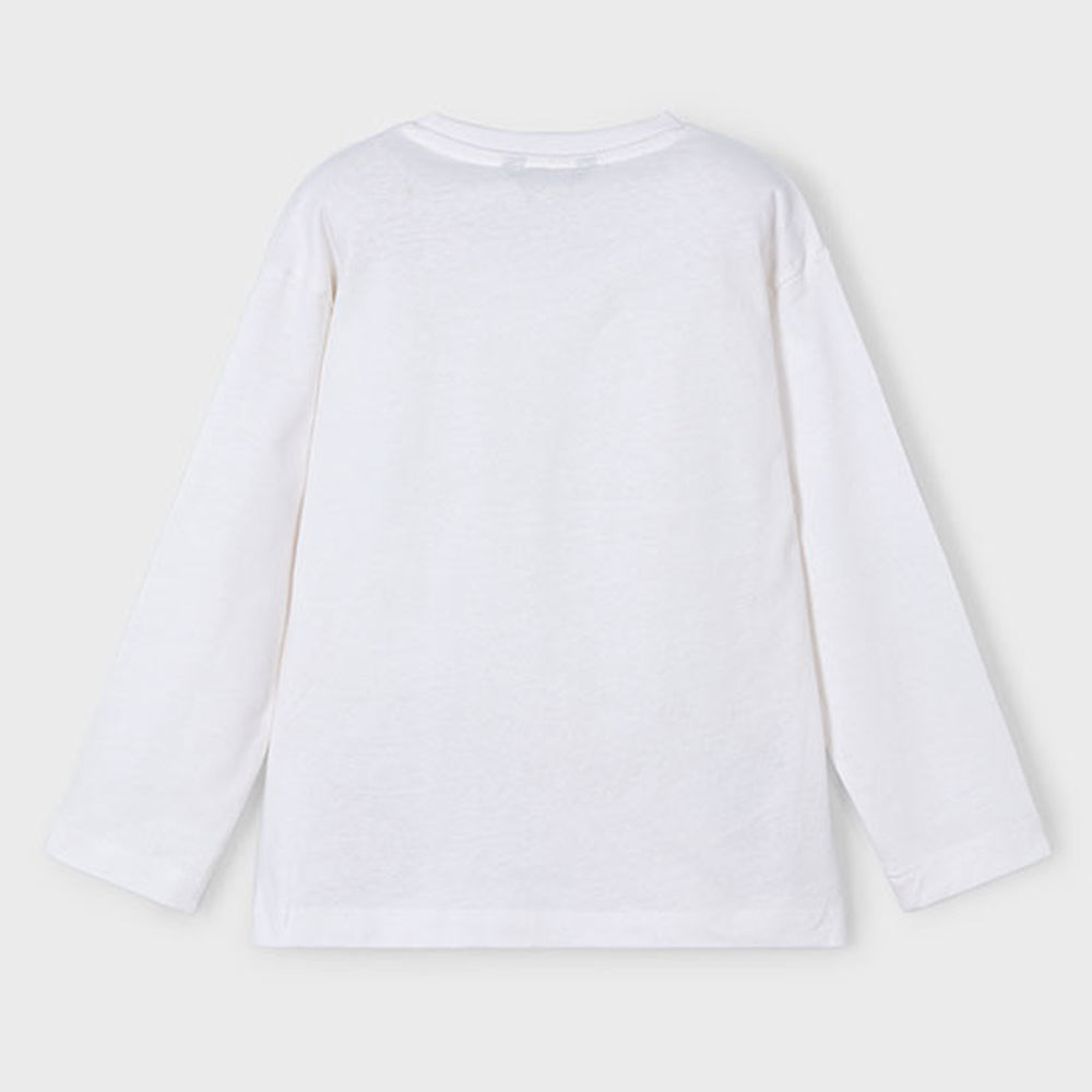 Mayoral Boys L/S T-Shirt White 3051