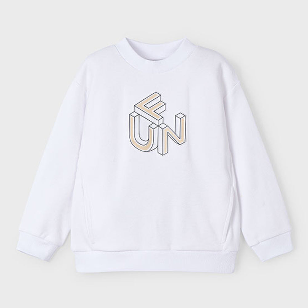 Mayoral Boys Pullover White 3415