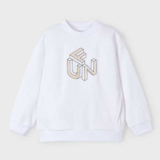 Mayoral Boys Pullover White 3415