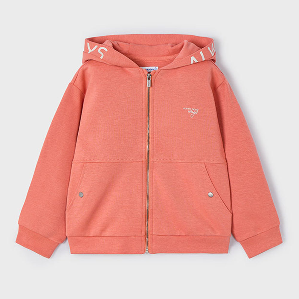 Mayoral Boys Hoodie Dark Peach 3423