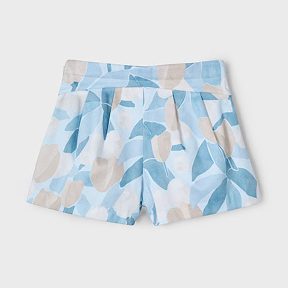 Mayoral Girls Printed Skort Sky 3905