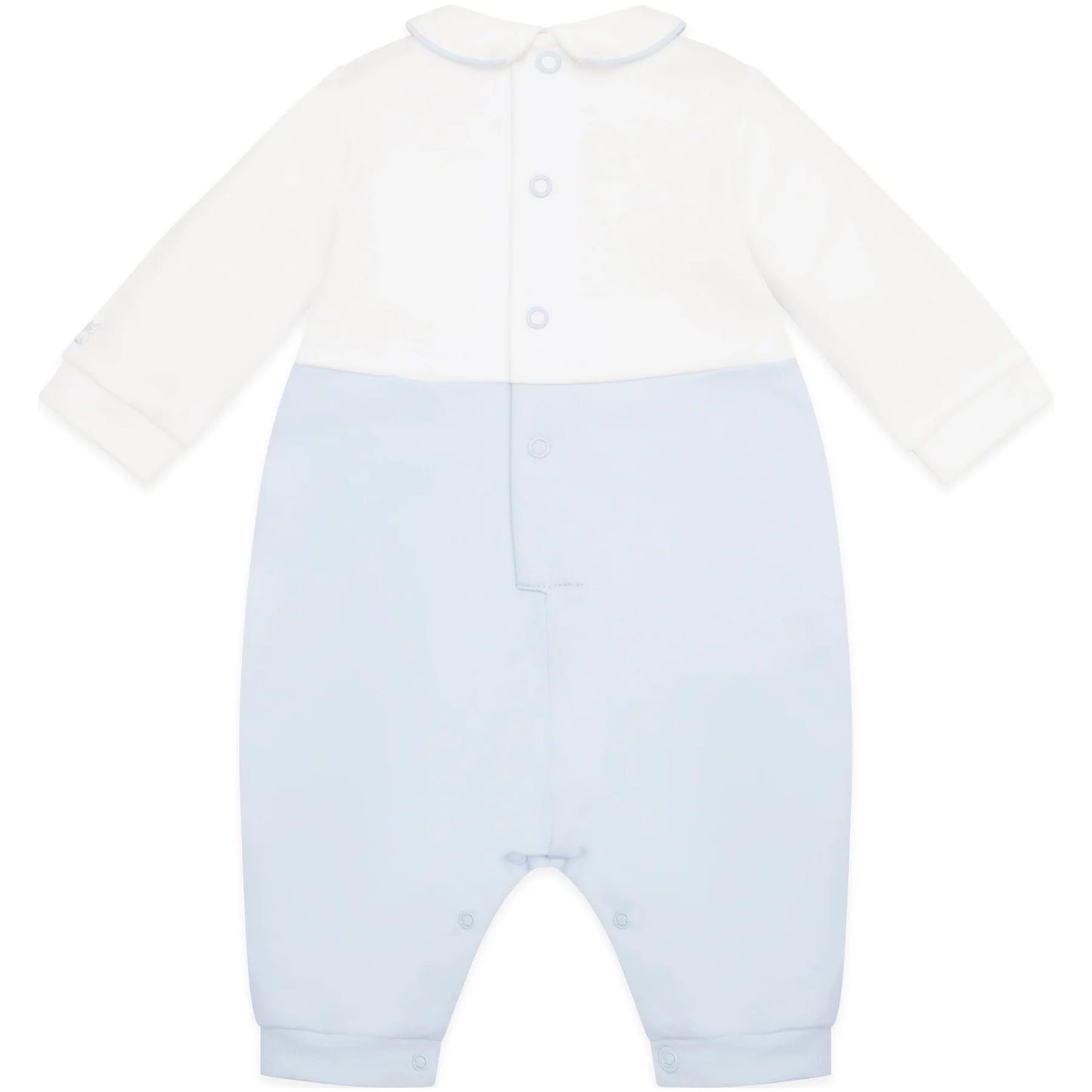 Emile Et Rose 2-In-1 Dungaree With Striped Strap & Pocket Jude Blue 2608PB