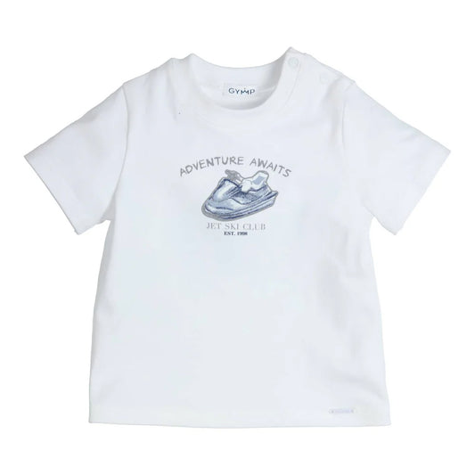 Gymp White T-shirt Aerobic Adventure awaits 353-5288-20