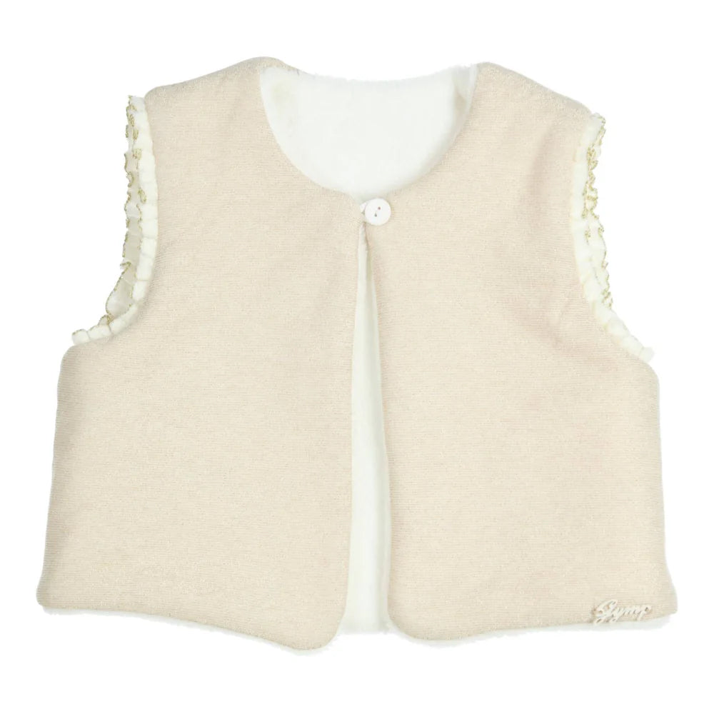 Gymp Gilet Hagg Gold/Off White 354-4625-10