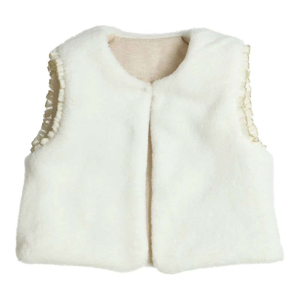 Gymp Gilet Hagg Gold/Off White 354-4625-10