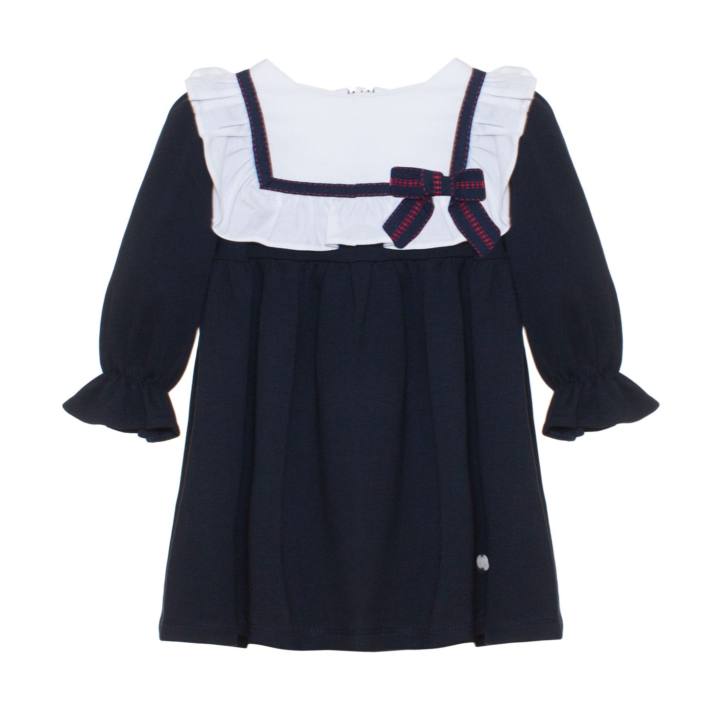 Patachou Girls Knit Dress - Marine PAP/VET3933262