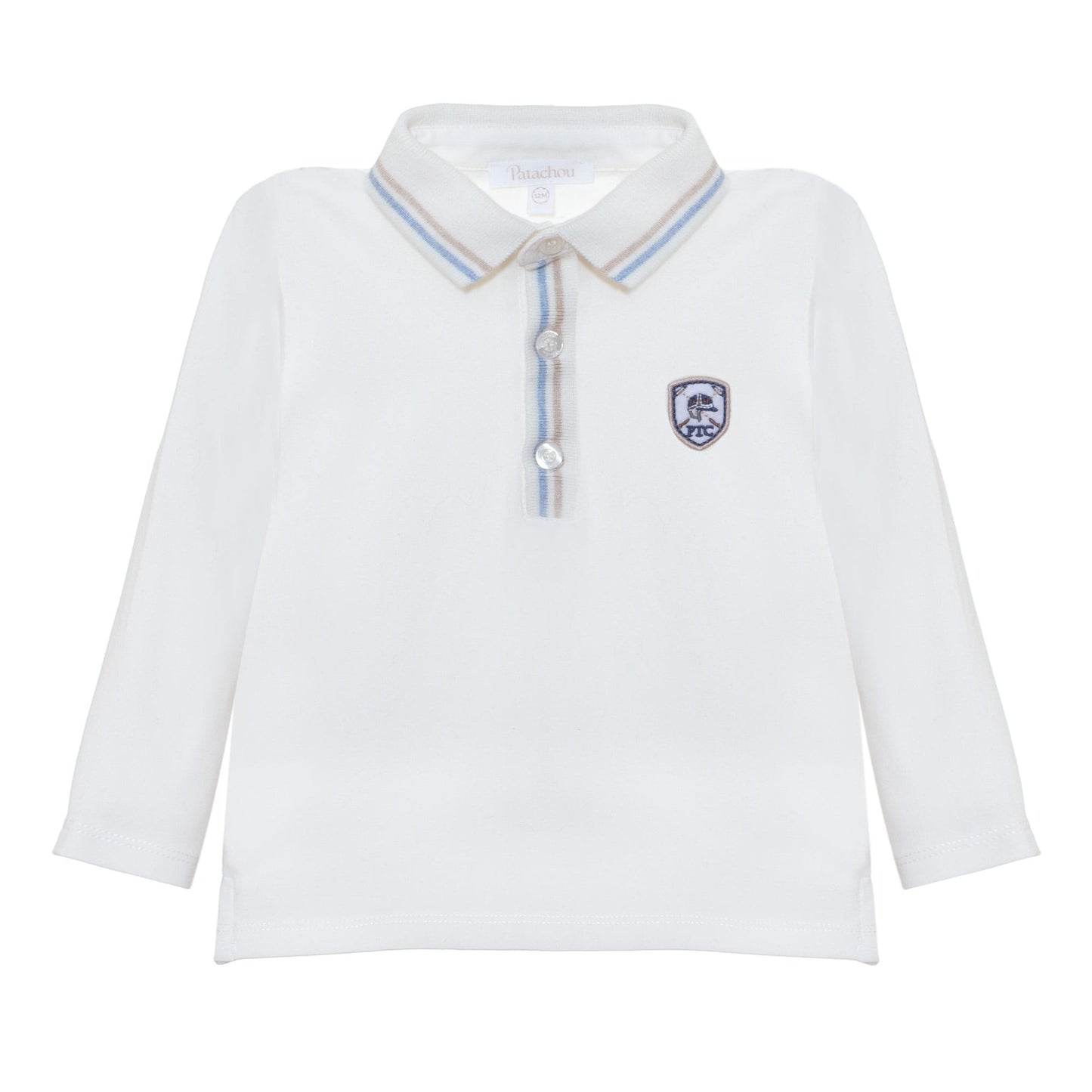 Patachou Boys Knit Polo - White PAP/PL3933303