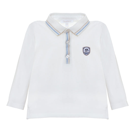 Patachou Boys Knit Polo - White PAP/PL3933303