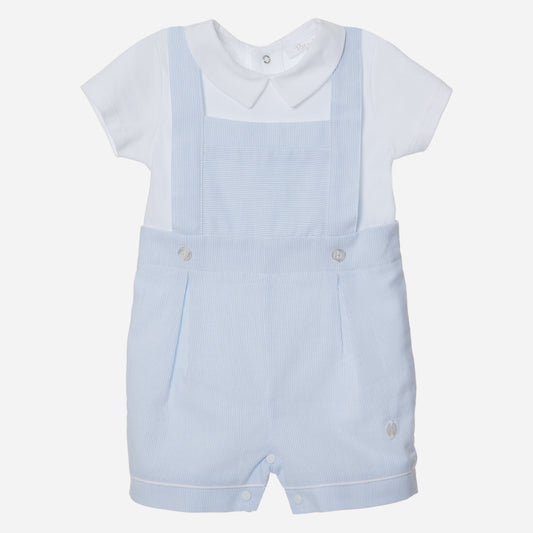 Patachou Blue Baby Romper - Knit Mc4033064