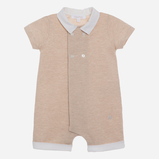 Patachou Beige Baby Romper - Knit Mc4033090