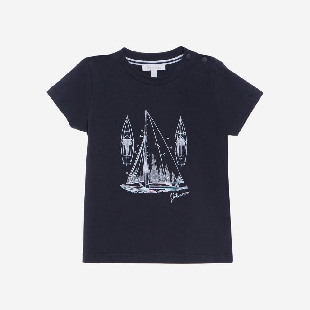 Patachou Marine Boy T-Shirt - Knit Tsh4033363