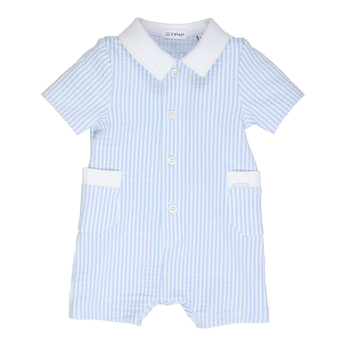 Gymp Blue/White Creepersuit Milo 480-5152-21