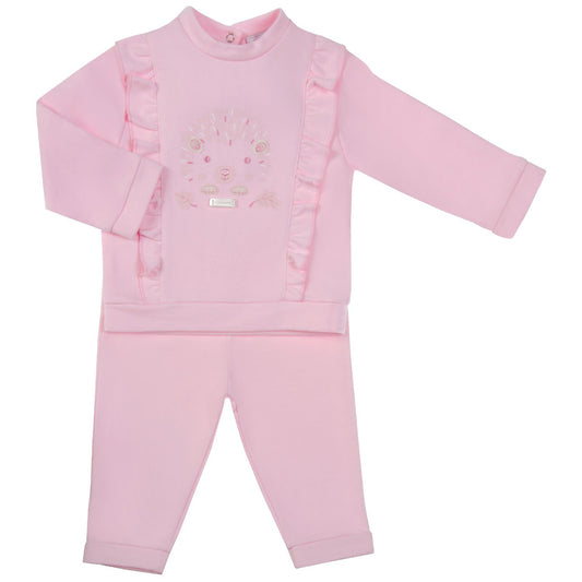 Amore by Kris x Kids Girls Hedgehog Pink 2 Piece Set 7030