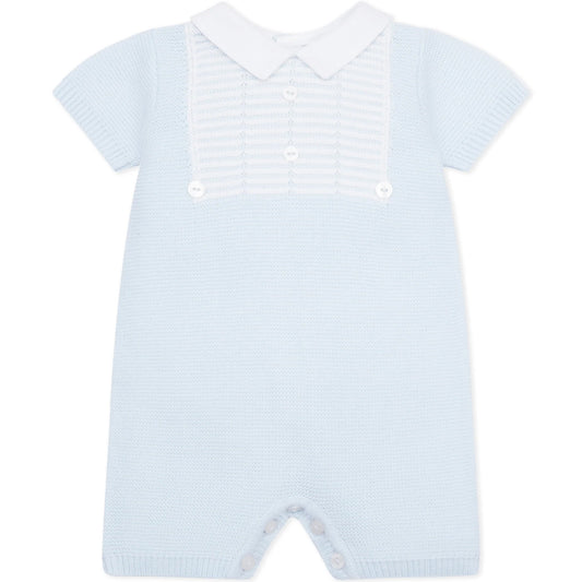 Emile Et Rose Knitted Romper Jacob Blue 7340PB