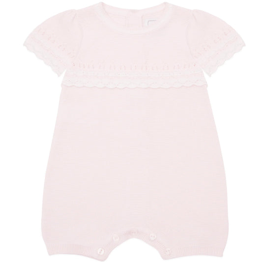 Emile Et Rose Knit Romper Josie Pink 7346PP