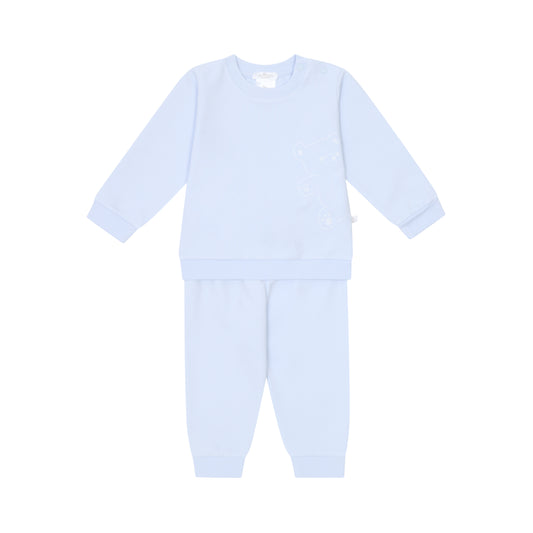 Deolinda Blue Basic Homewear Tracking Suit Dbv25903