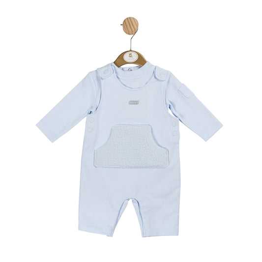 Mintini Boys Top & Dungaree Blue MB6025