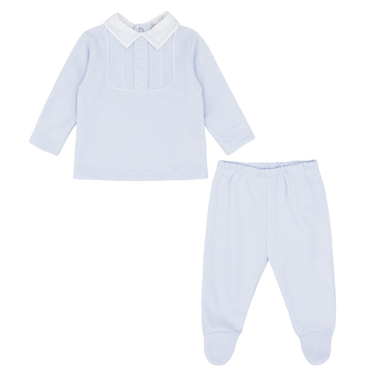 Pastels & Co Blue Aris 2 Piece Set With Feet P-100C