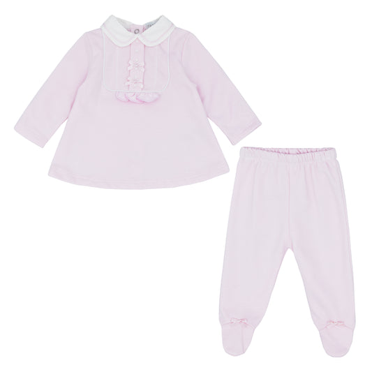 Pastels & Co Pink Audrey 2 Piece Set With Feet P-101C