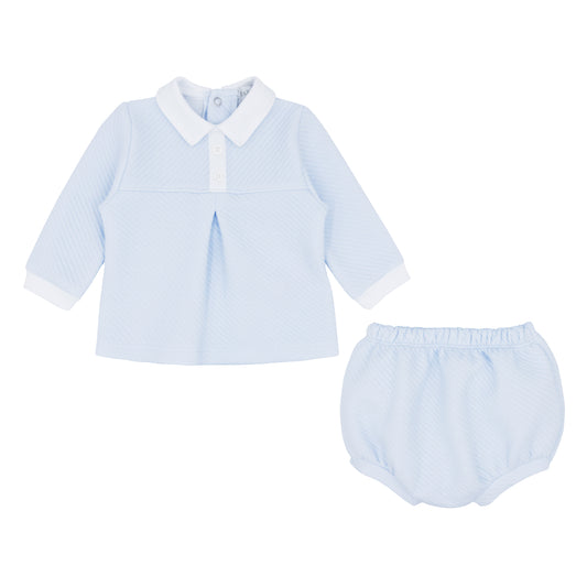 Pastels & Co Boys Classic Stars 2 Pc Set With Romper Short Pa-704H